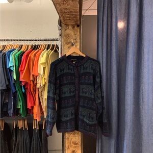 Vintage Artesanias Inka Multicolor Alpaca Sweater